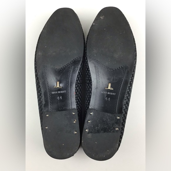 Louis Leeman woven tassel loafers men’s 44 black